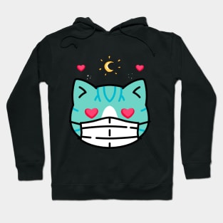 Cute Cats T-shirt in Coronavirus Mode Hoodie